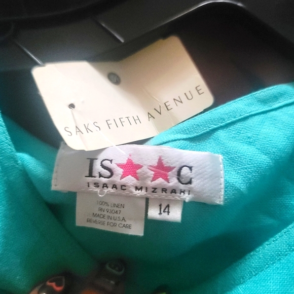 *Isaac Mizrahi* Linen wrap dress - Picture 4 of 4